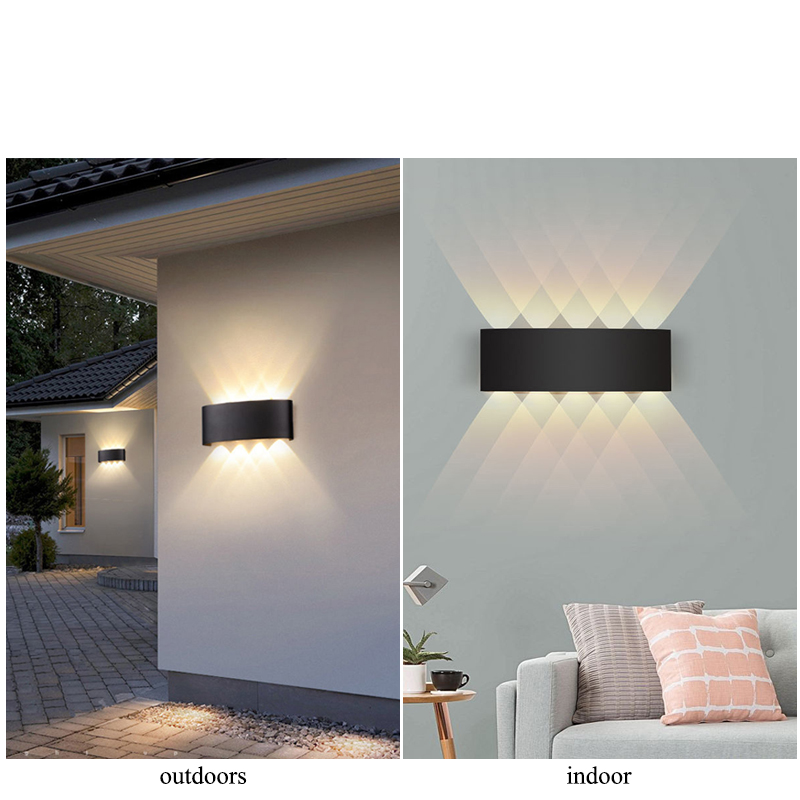 Up and Down LED Wall Lamp Waterproof Interior Wall... – Grandado