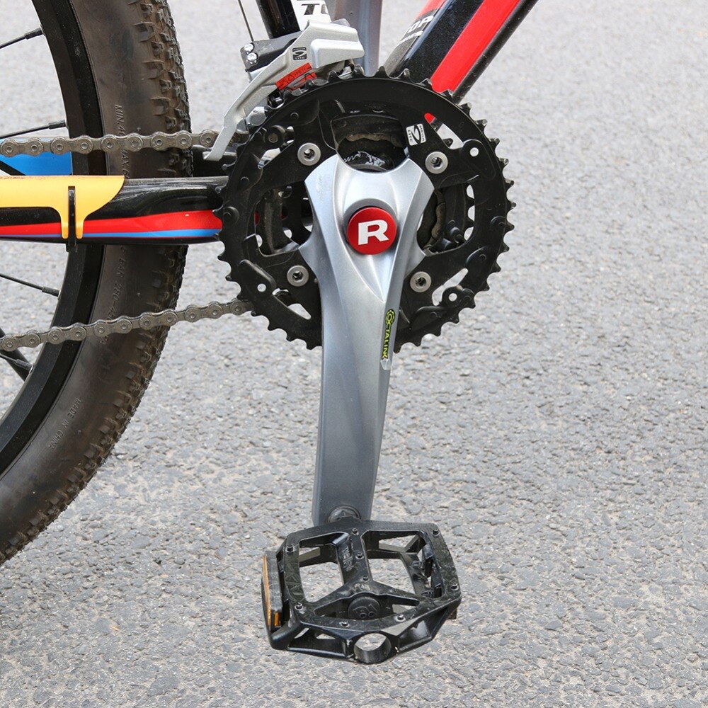MTB Road Bike Crankset Crank Bottom Dust Cover Bolt Screw Crank Wheel Aluminum CNC Crank Cap Mountain Bike Hollow Crankset