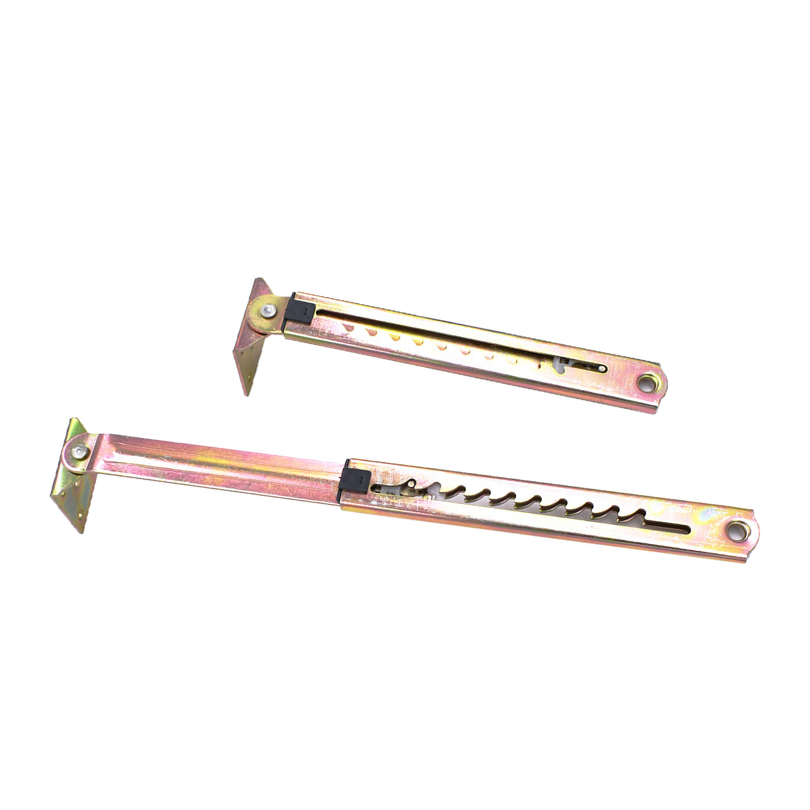 2Stck Sofa Hebe Scharnier Winkel Einstellung Scharnier Einstellbare Getriebe Verknüpfungen und Rechts Eisen Winkel Hebe Stange für Zeichnung tisch: Silber