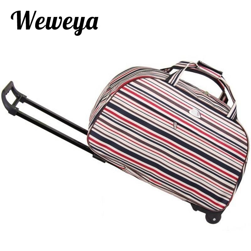 Weweya Waterdichte Rollende Bagage Tas Dikke Stijl Rollende Koffer Trolley Bagage Vrouwen &amp; Mannen Reistassen Koffer Met Wiel