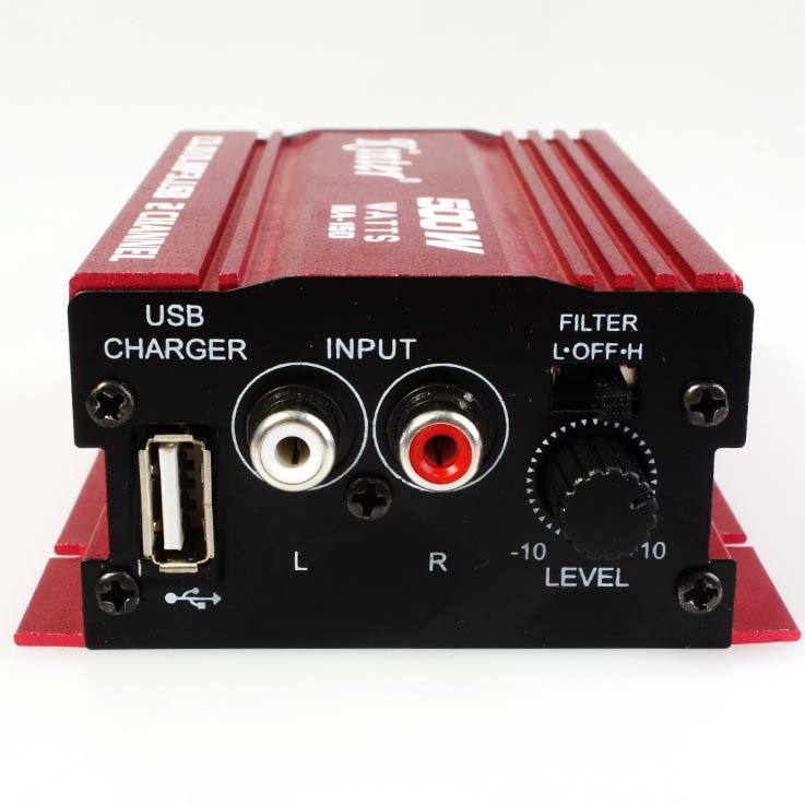 Mini Car Amplifier 2CH HiFi Stereo MA150 12v 2A 500W CD DVD MP3 USB for Motorcycle &amp;Car