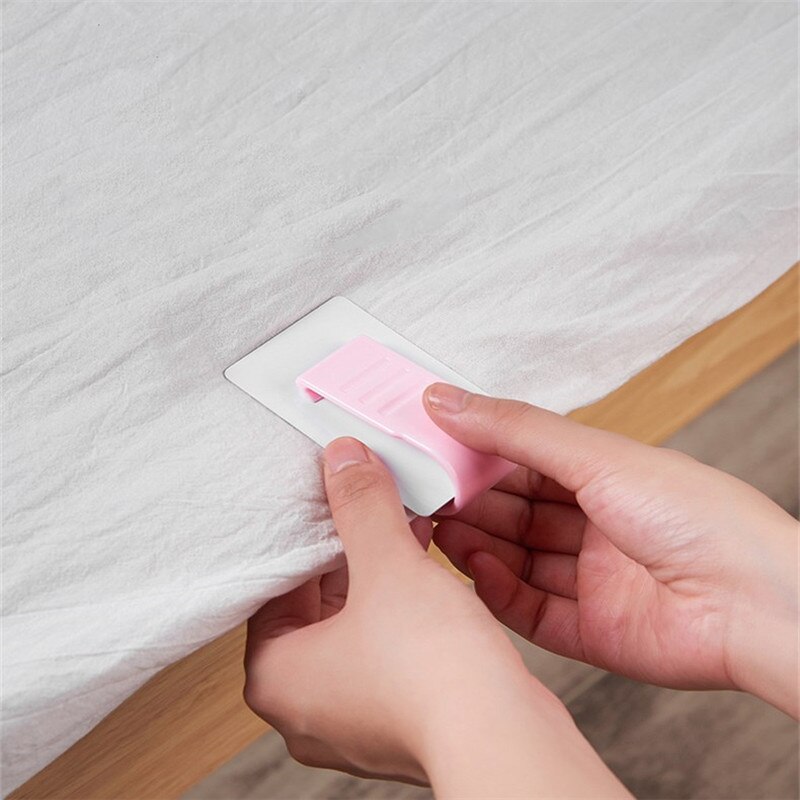 4Pc Clip Plastic Antislip Naadloze Quilt Clip Quilt Sprei Fasteners Bed Cover Bed Cover Multifunctionele Veiligheid Zonder trace