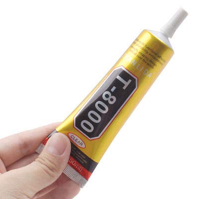 1 Uds 50ml adhesivo de resistencia Industrial, pegamento líquido claro T8000 para la pantalla táctil del teléfono joyería de bricolaje artesanía Diamante de imitación