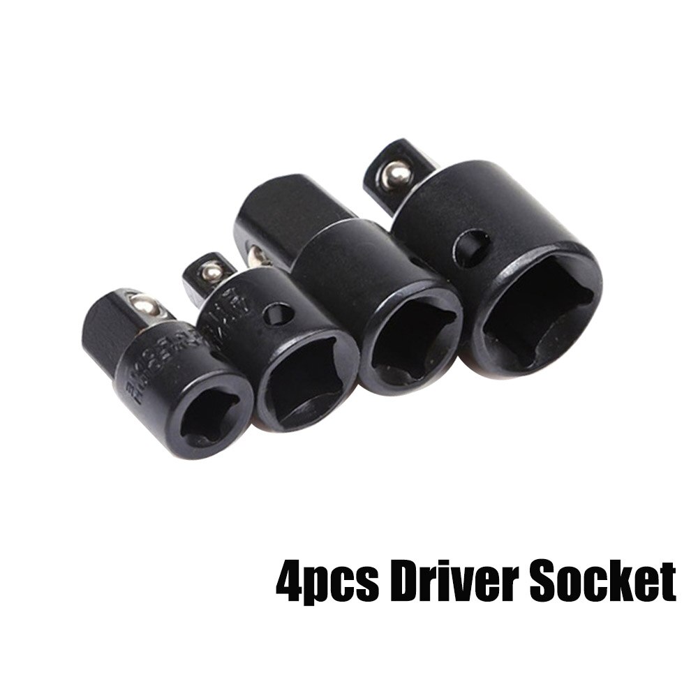 1/4pcs 1/4 3/8 1/2 Drive Socket Adapter Converter Reducer Air Impact Craftsman Socket Wrench Adapter Hand Tools Set Repair Tools: 5