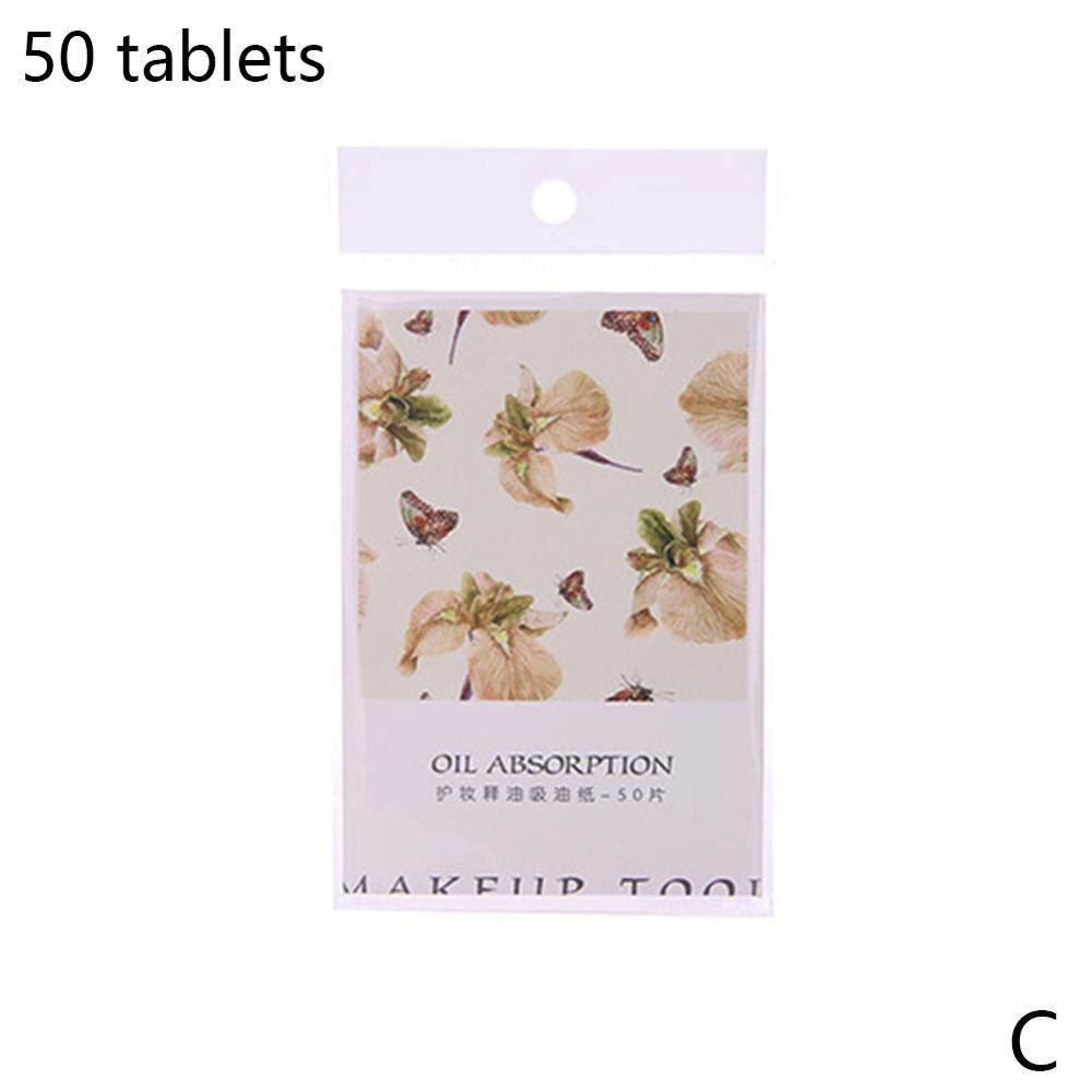 Portable Absorbent Paper Oil Control Face Wipes Napkins Sheet Face Cleansing Oily Absorbing Matting Tissue Matting K2I4: Yellow Paper