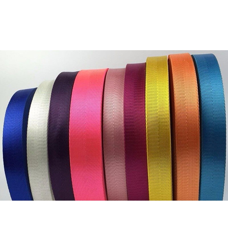 Top 2 Yards 1.5 "38mm Kleur Riem Nylon Visgraat Patroon Knapzak Strapping Naaien Zak Riem accessoires