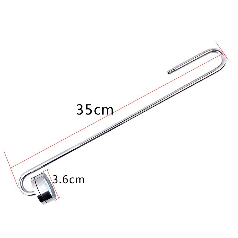 Stainless Steel CO2 Diffuser for Aquariums Planted Tank Ceremic Membrane CO2 Atomizer Sprayer for Regulator Aquarium Accessories: 35CMX3.6CM