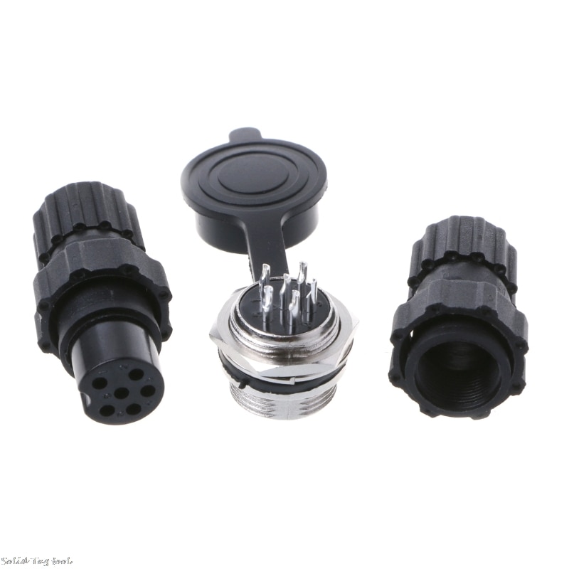 GX16 Waterproof Aviation Connector Plug Socket Sensor Encoder 2/3/4/5/6 Pin