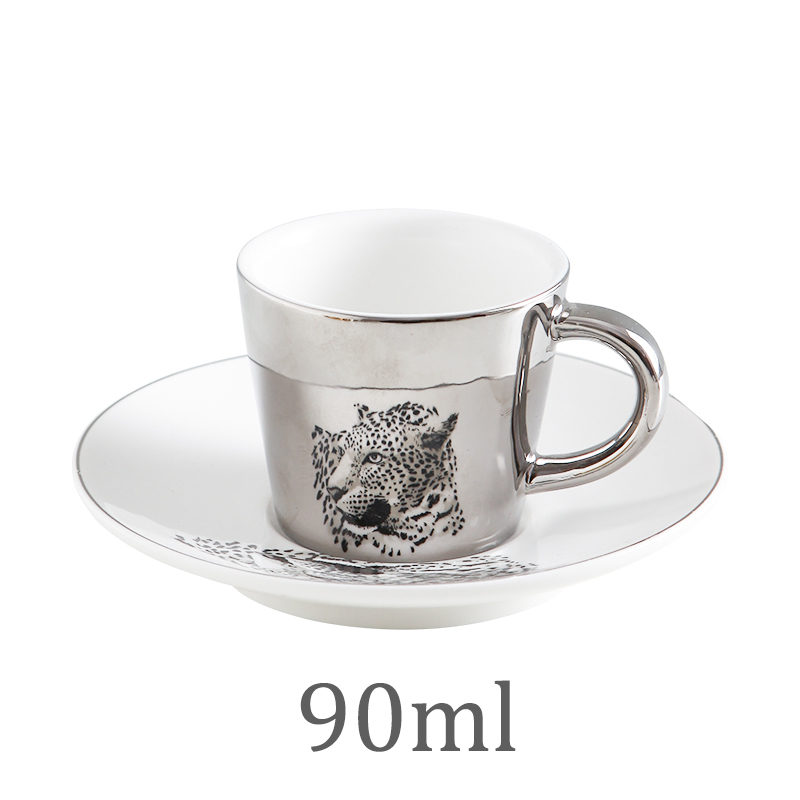 Creativo cavallo anamorfico tazza specchio riflessione tazza colibrì tazza Luycho caffè Set da tè con sottobicchiere 90ml-220ml: 90ml7
