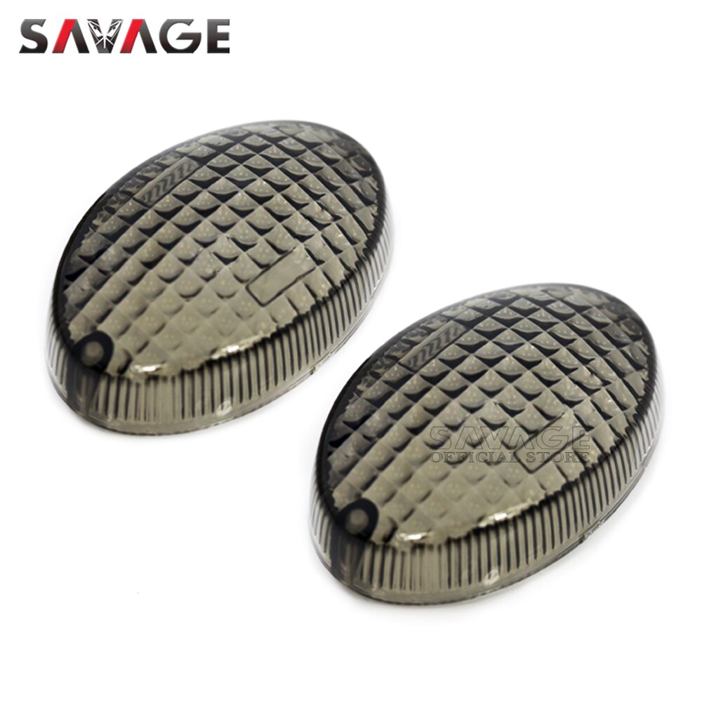 Turn Signal Indicator LED/Bulb For KAWASAKI NINJA 250R Vulcan S 650 KLX250S KLX 250/150/125 D-TRACKER Motorcycle Light Lamp Lens: Light Lens Smoke