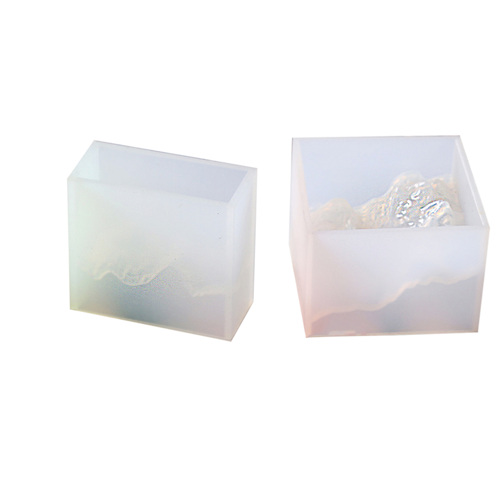 3D Silicone Snow Mountain Peak Broken Mountain Ocean Micro Landscape Crystal Epoxy DIY Candle Mould