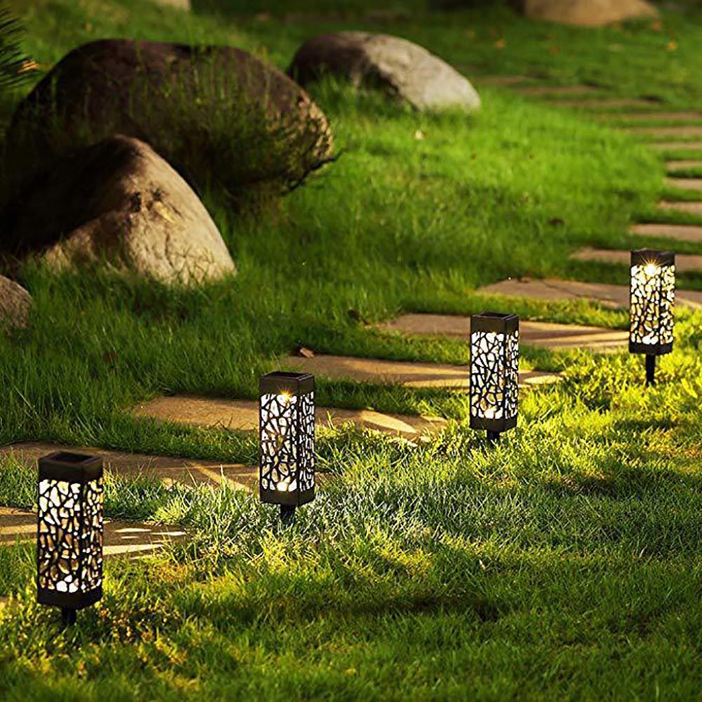 Led-tuinlamp op zonne-energie, gazonlamp, waterdichte grondverlichting op zonne-energie voor tuinpaddecoratie