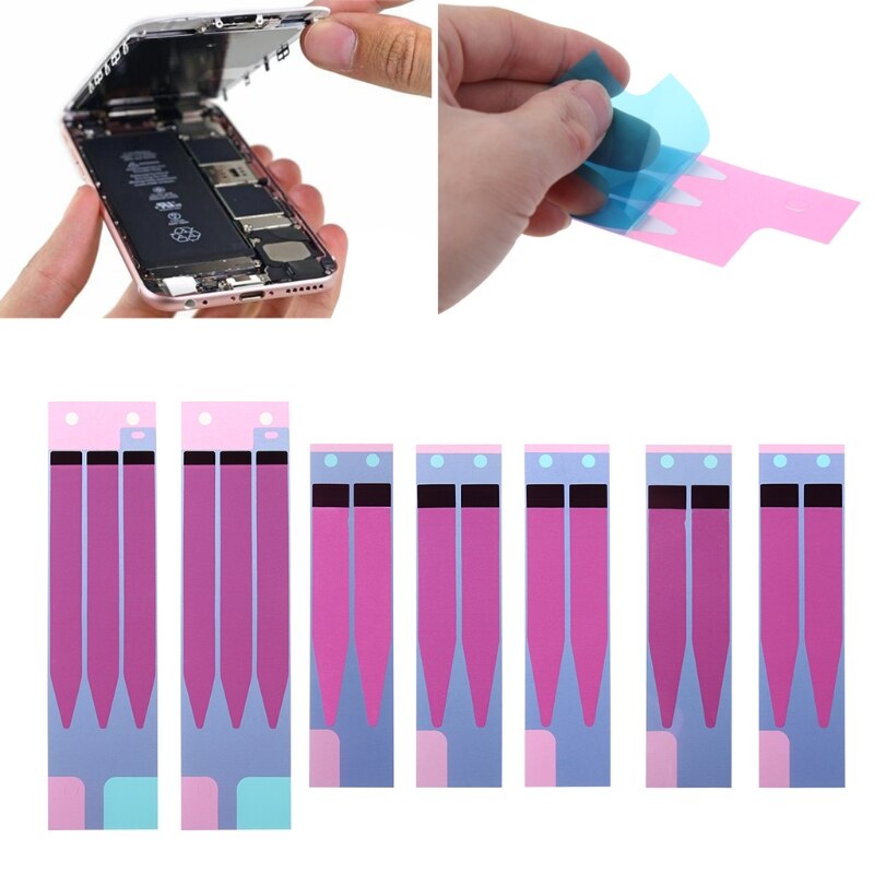 Bande adhésive autocollante de remplacement pour batterie, pour iPhone 5/5s/6S/ 7/7Plus