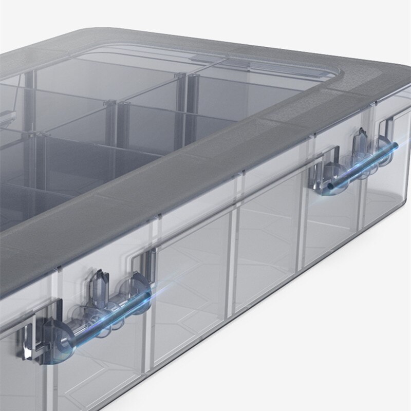 Organizer 9-24 Grids Adjustable Storage Container Compartment Plastic Storage Box Component Screw Holder Case Display Container