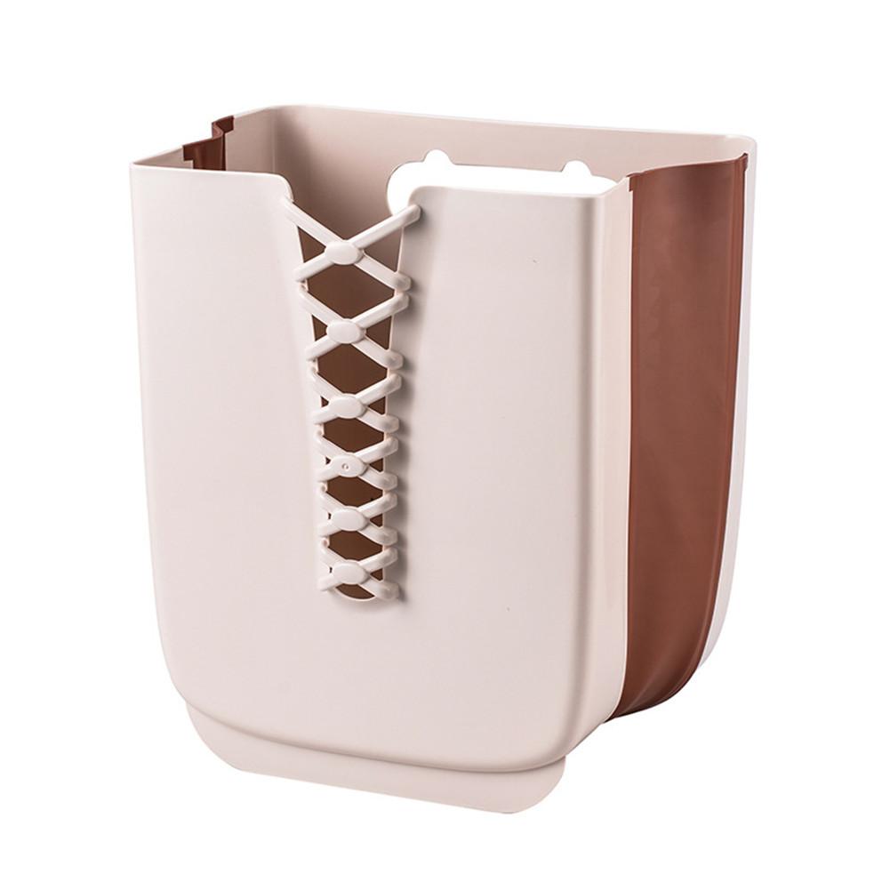 Naścienny kosz na pranie składane kosze robić przechowywania ubrania plastikowe przenośne pudełko wykończeniowe łazienka kosz na pranie: khaki