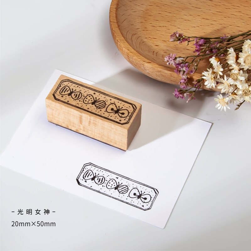 Sellos de goma madera Vintage, sello de caucho para manualidades, para hacer tarjetas, álbum de recortes: C