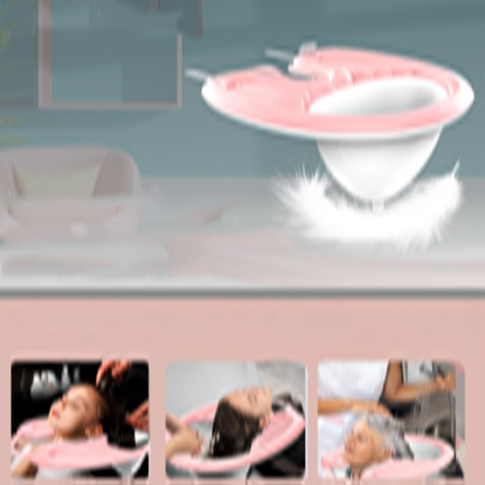 Bassin de shampoing gonflable en PVC, coussin de shampoing Portable à gonfler rapidement, bassin de lavage des cheveux pour femmes enceintes et personnes âgées