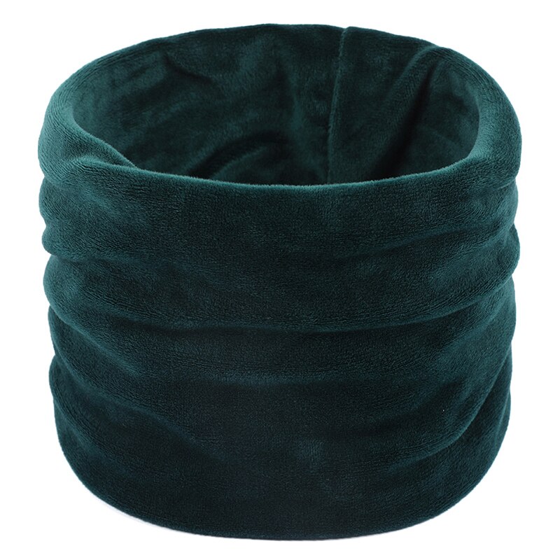 Winter Goud Fluwelen Ring Sjaal Voor Vrouwen Effen Kleur Zachte Halswarmer Vintage Vrouwen Mannen Cirkel Snood Sjaals Paar Unisex