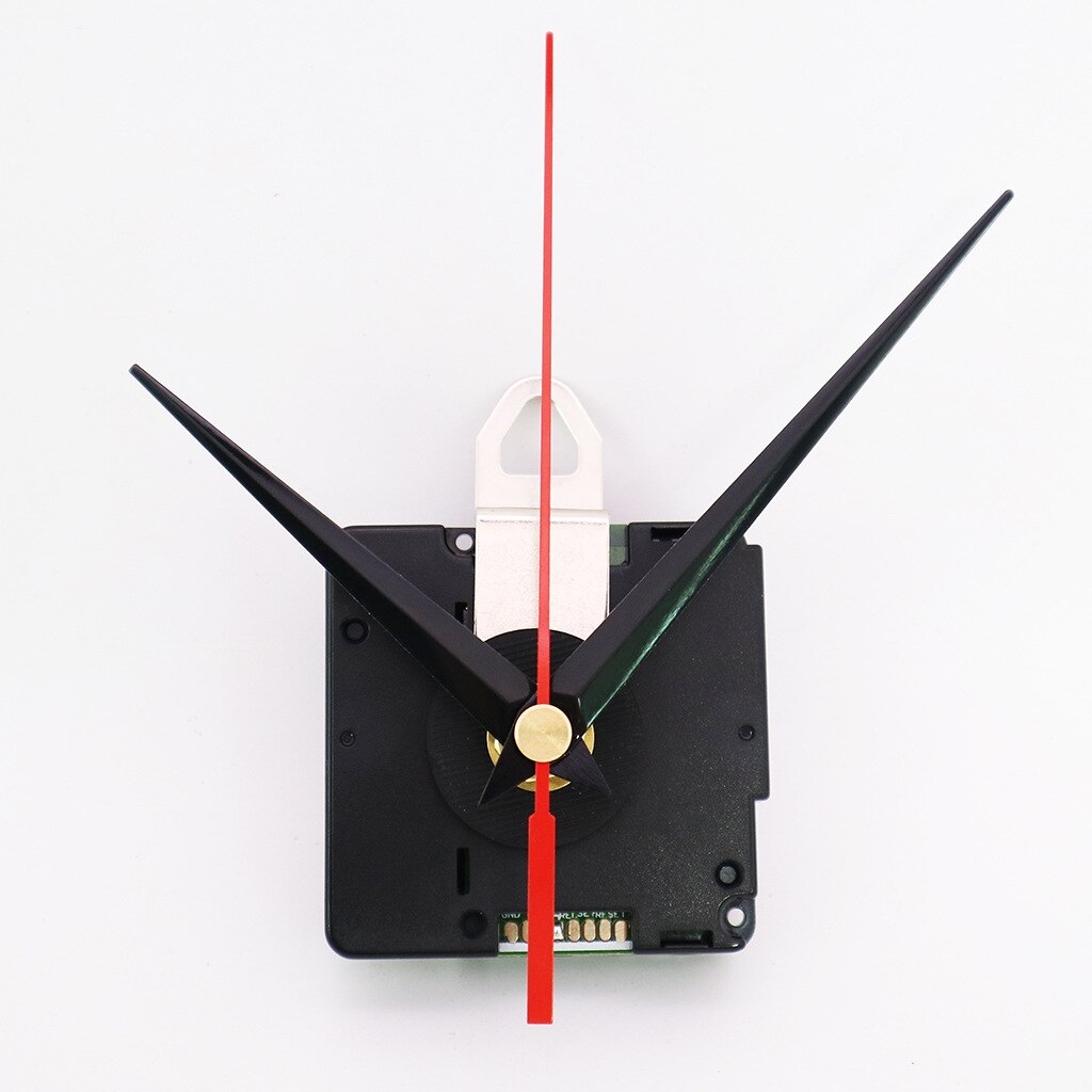 Nuova germania DCF segnale orologio movimento kit fai da te atomico radiocontrollato per accessori di ricambio orologio da parete europa con gancio: nero C