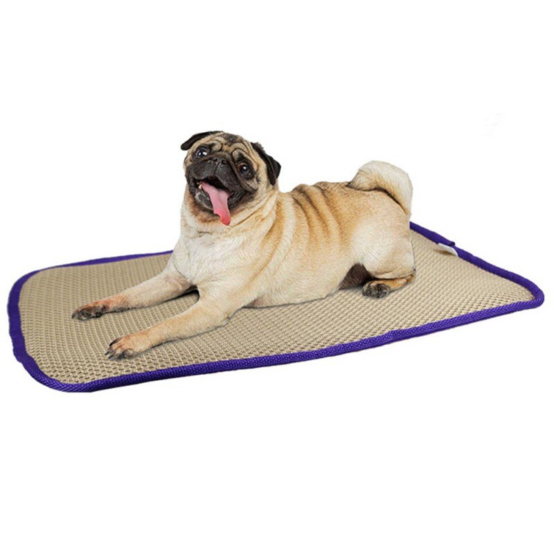 Breathable Dog Cat Bed Mats Pet Constant Temperature Massage Mattress For Dog Anti Bedsore Air Mattress Easy To Wash Pet Bed L