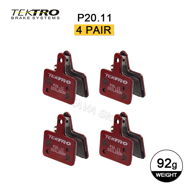Pastillas de freno de disco Tektro MTB, pastillas de freno de disco hidráulicas de resina metálica, pieza de repuesto para freno de bicicleta de montaña para Shimano B01S: Borgoña