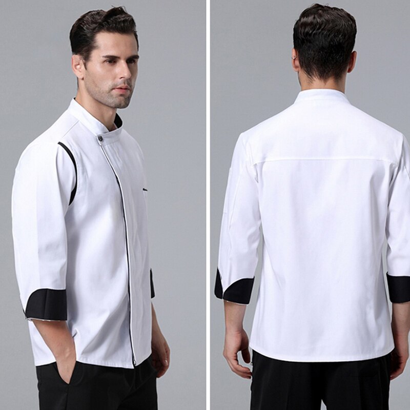 Long Sleeve Chef Clothes Uniform Restaurant Kitchen Cooking Chef Coat Waiter Work Jackets Professid Dress Chef Jacket chef works
