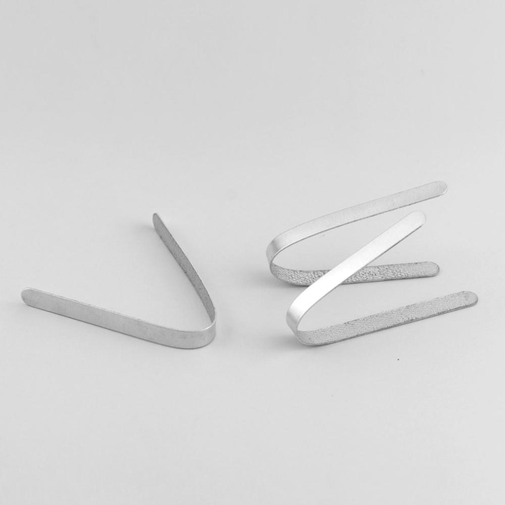 50Pcs/lot Mask Nose Bridge Dedicated DIY Aluminum Strip Flat Free Wire Making Craft Doublesided Tape 9cmx5mmx0.4mm