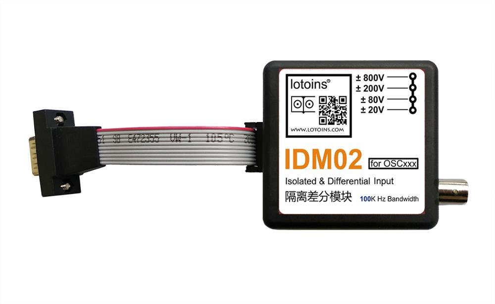 Módulo de aislamiento diferencial de osciloscopio, protección de voltaje, seguro, 800V, IDM01: IDM02