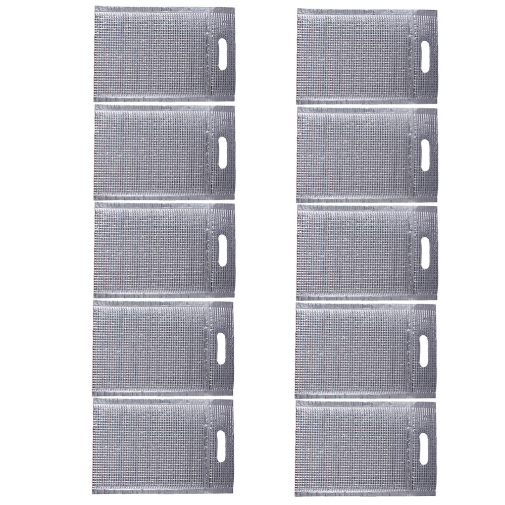 10PCS Tote Fast Food Bag Zipper Self-styled Food Bag Aluminum Foil Insulation Bag Disposable Fast Food Freezer Bags Thickening F