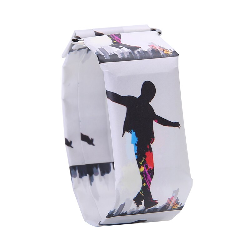 LED Sports Paper Watch Digital Magnetic Waterproof Watch Novelty Paper Watch Men And Women Waterproof Watch