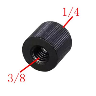 10pcs/lot 1/4" to 3/8" 5/8 Male to Female Double Layer Thread Screw Mount Adapter Tripod Plate Screw for Camera Flash Tripod Mic: I  38 to 14