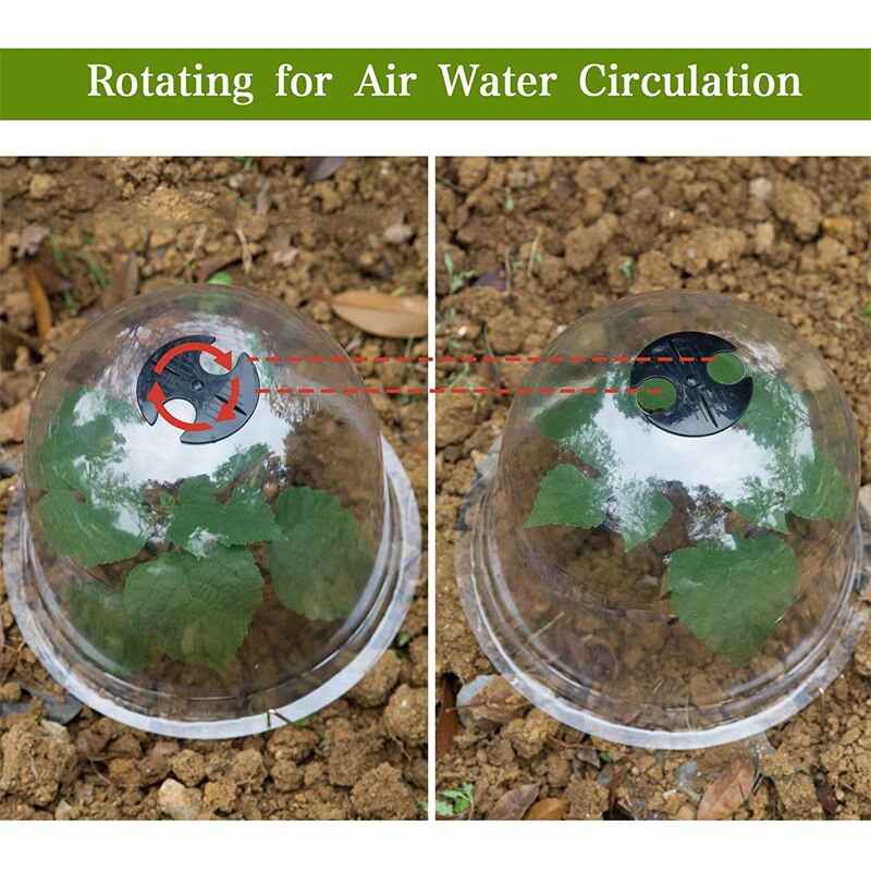 Plant Protection Cover Reusable Plastic Keep Warm Cover Transparent Garden Seedling Cover Seed Germination Protection Dome