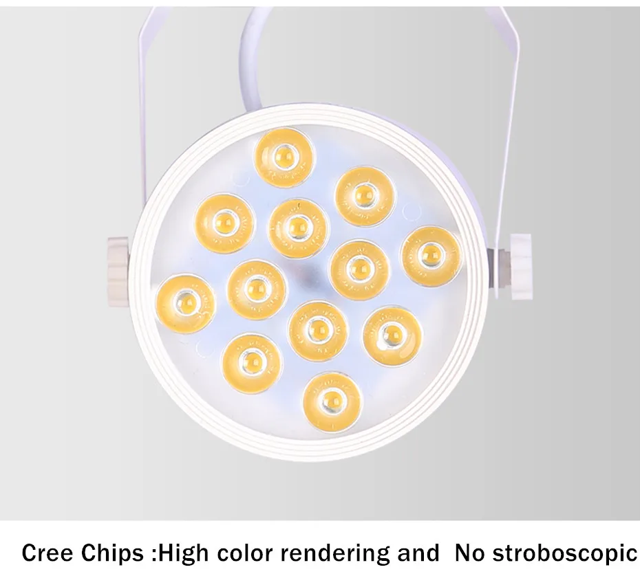 Luz de pista led cree chips lâmpada de pista iluminação ferroviária para casa holofote roupas internas loja quarto luminária
