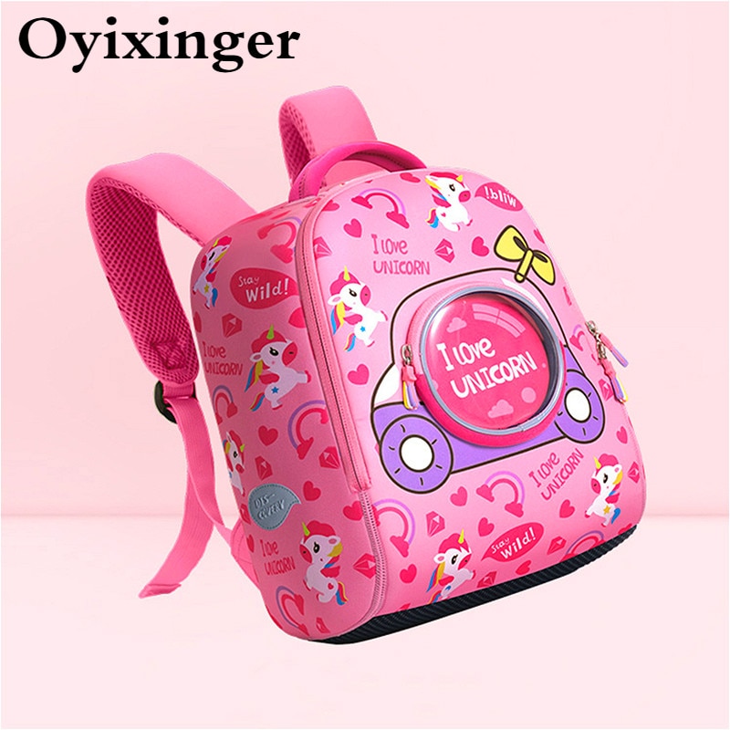 Novo à prova dwaterproof água crianças mochilas design criativo crianças mochila saco de escola para meninas dinossauro bebê mochila meninos cartable enfant