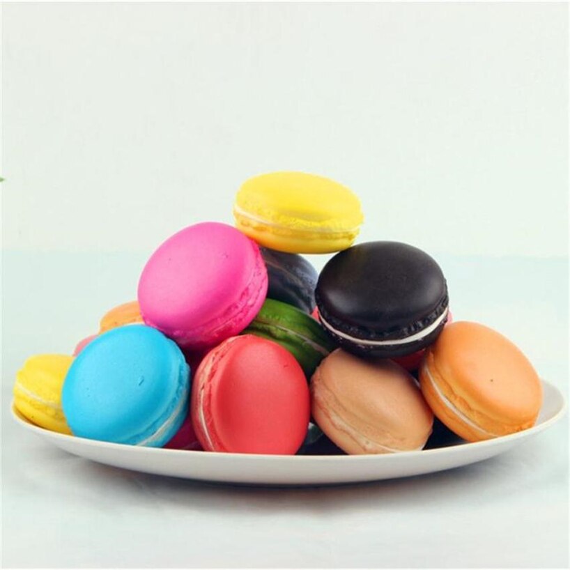 Simulazione Macaron Alimento Squishy Super Lento Aumento Del Capretto Giocattolo di Decompressione Giocattoli Squishy Giocattoli 2018MAR26: Default Title