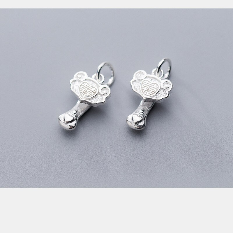 Uqbing 100% 925 Sterling Zilver Wishful Hanger Hart Charmes Voor Vrouwen Diy Kettingen Sieraden Bevindingen