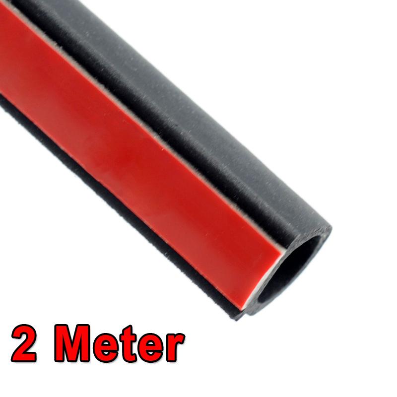 Rubberen Afdichting Strip 2 Meter P Z Type Kit Grote D Kleine D Rubber Lijm Auto Deur Afdichting Strip: 2 M Small D
