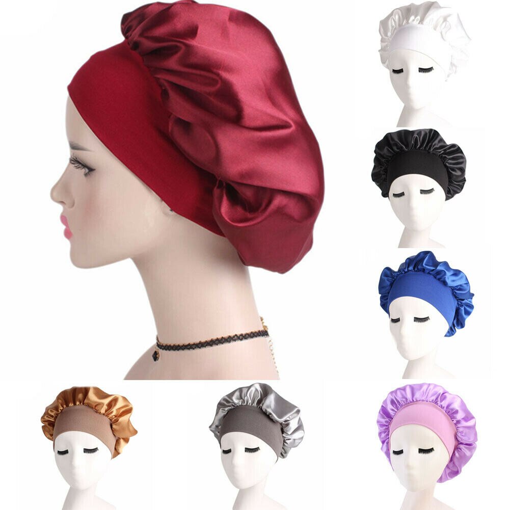 Sleeping Hat Night Sleep Cap Hair Care Bonnet Nightcap For Women Men 8 Style