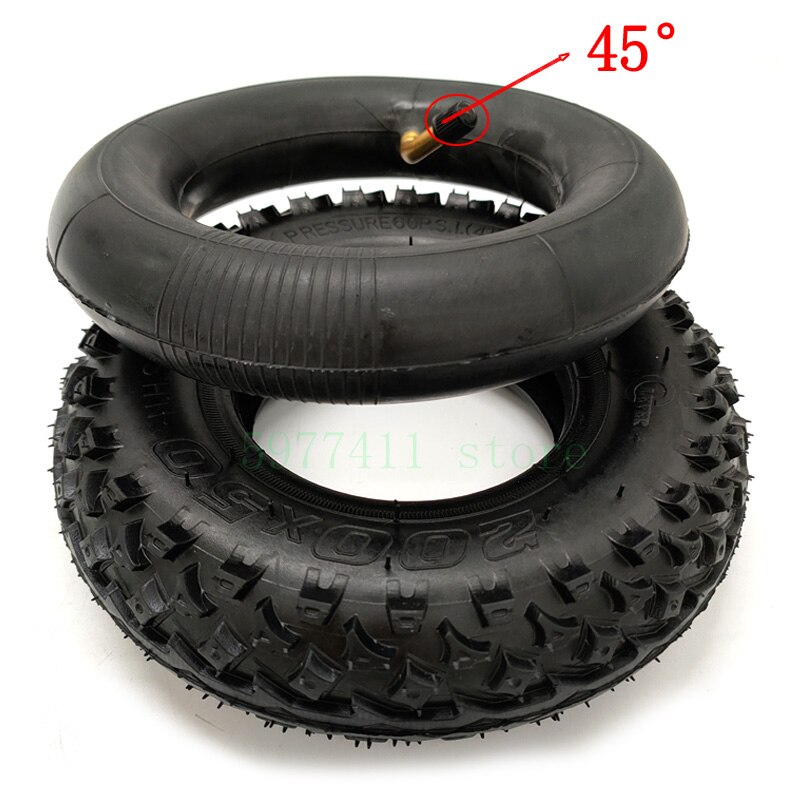 Roue pneumatique tout-terrain 200x50 avec moyeu, convient aux Scooters de montagne et électriques de bonne: inner outer tire