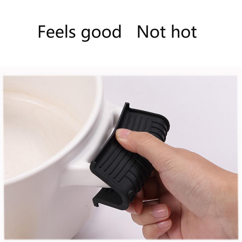 Agarradera de silicona para olla, funda para guante, asa para sartén, herramientas de cocina, accesorios de cocina, 2 piezas