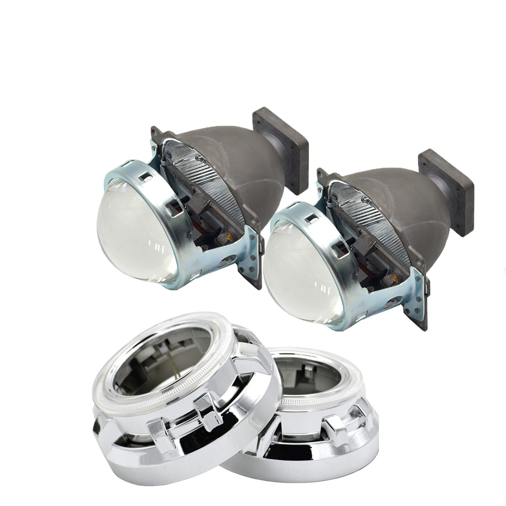 3.0 inch Bi-xenon projector lens shrouds mask for ccfl white angel eyes Easy Install Koito Q5 Projector LHD RHD hid headlight
