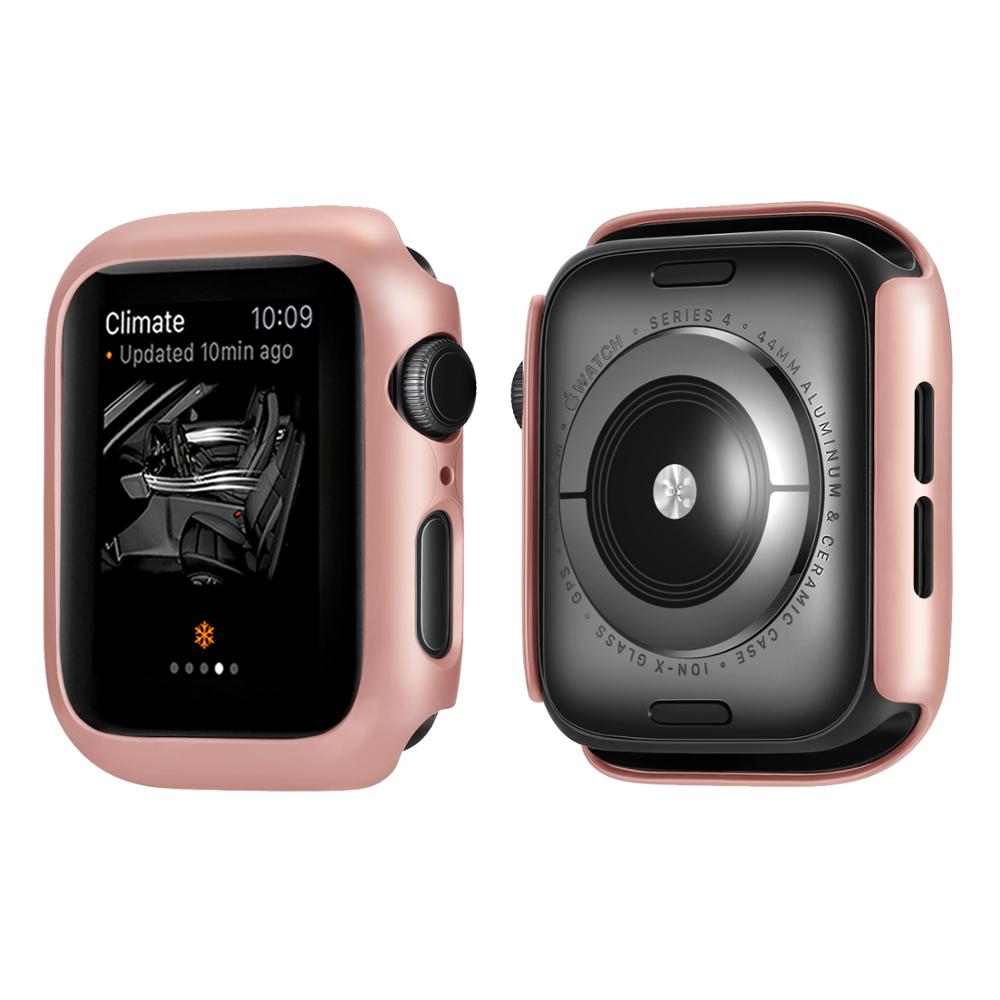 Ur cover til apple watch 4 5/3/2 40mm 44mm paint border pc etui til iwatch series 42mm 38mm tilbehør: 4 / 38mm