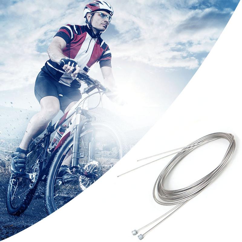 2M Bicycle Shift Cable Core Mountain Bike Transmission Line Gear Cable Sets Core Inner Wire Steel Derailleur Speed Line