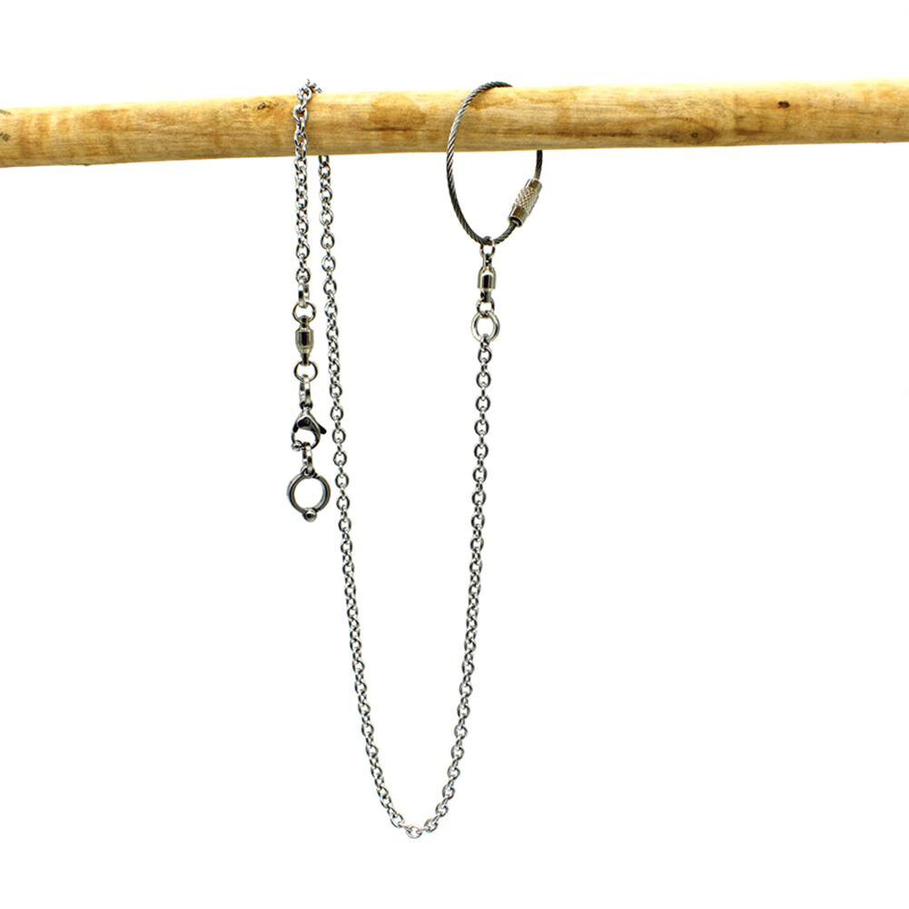 Home Flying Bird Foot Ring Stainless Steel Chain Training Silver Outdoor Ankle Stand Accessories Pet Supplies Parrot Activity: Anklet 5 Foot Ring
