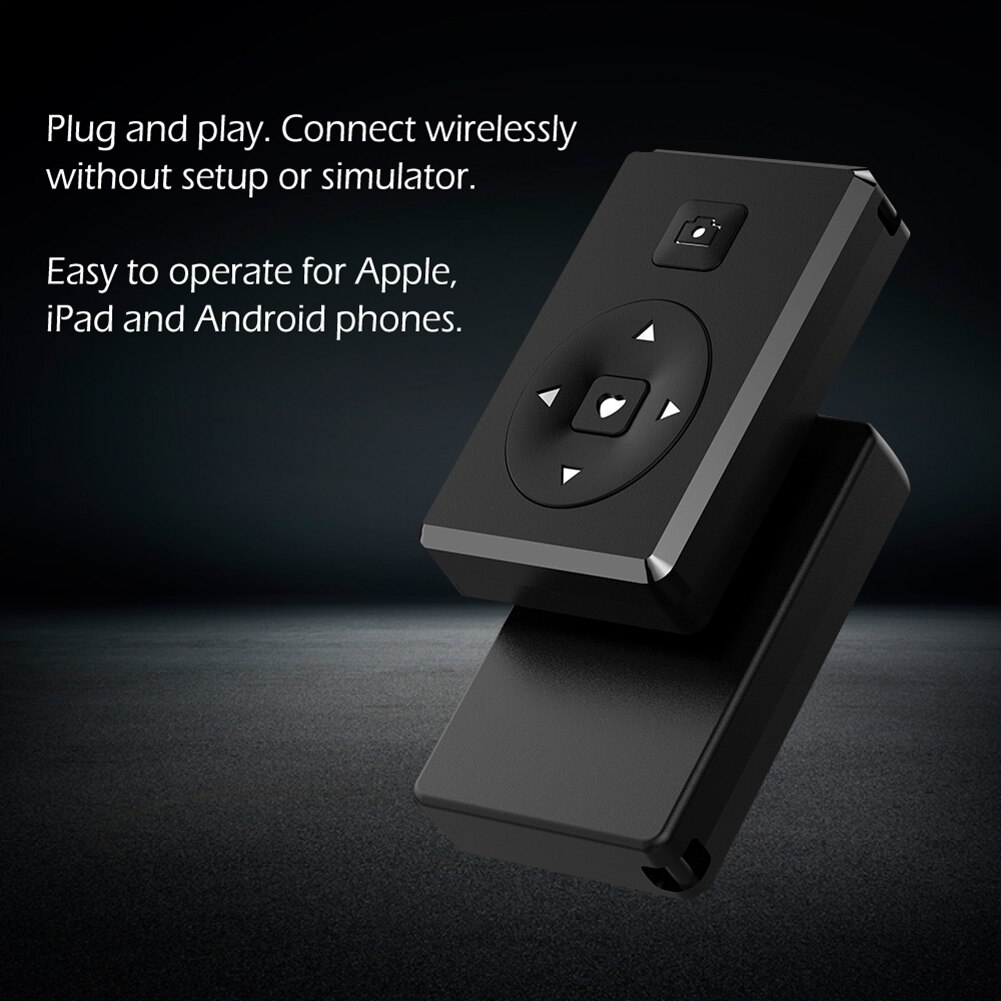 Phone Remote Control Bluetooth Self Timer Video Page Turning Shutter Multifunctional Wireless Remote For Apple iPad Tik Tok