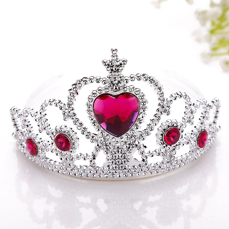 2 unids/set niña princesa accesorios diamante corona niños traje de de chica accesorios Hada de diamantes varita mágica