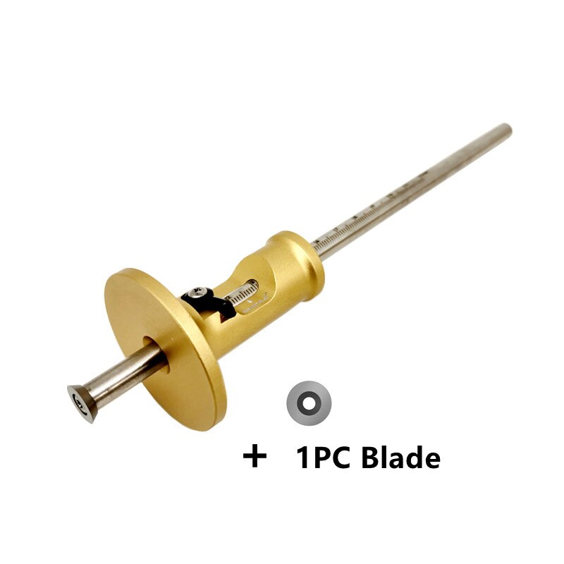 Dovetail Jig Wheel Marking Gauge Tool Set Woodworking Scriber Aluminum Alloy Linear Drawing Mortise Measuring Ruler Wood Joints: Set H