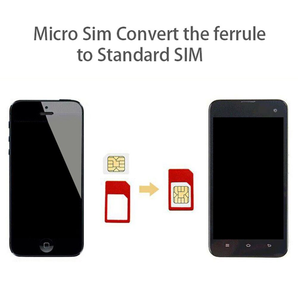 5 in 1 Nano SIM Card to Micro Standard Converters Adapter Adaptor Set for iPhone Accessories