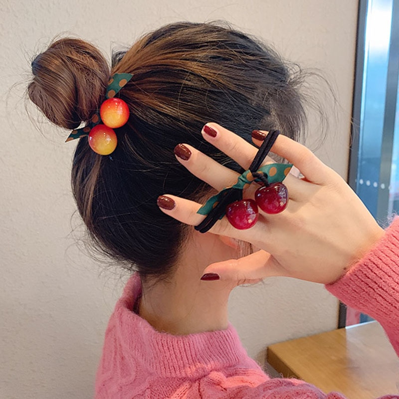 Trend Koreaanse Eenvoudige Duurzaam Chouchou Vrouwen Meisjes Elastische Haar Elastiekjes Holder Accessoires Tie Haar Touw Ring Hoofdtooi