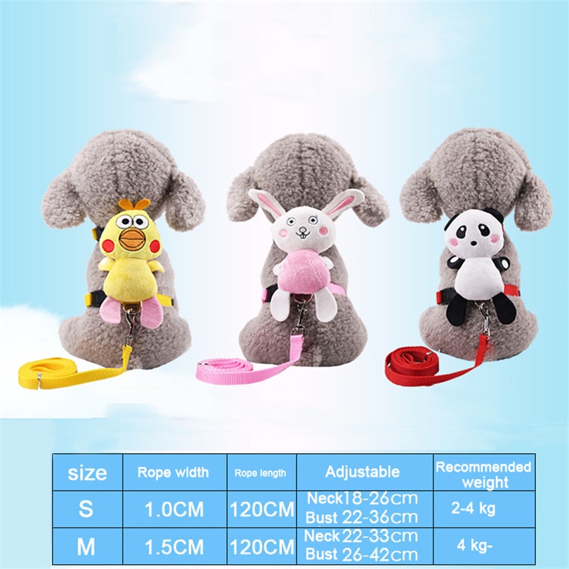 Harnais collier de harnais pour chien | Joli harnais et laisse pour animaux domestiques, ensemble pour chiot chat de plein air, pour chien Chihuahua Pug bouledogue